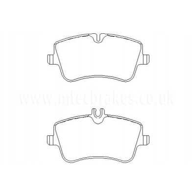 MTECPAD4174 Plaquettes de frein performance Brakes and Spacers