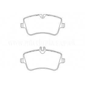 MDB2070 Plaquettes de frein Performance Mintex