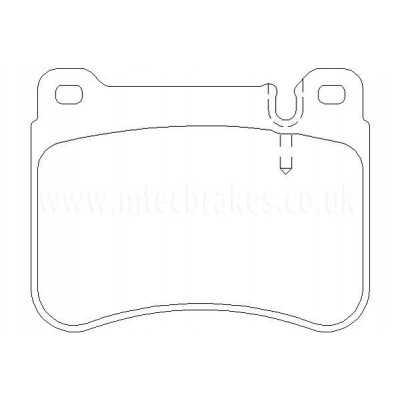 DP31590C Plaquettes de frein EBC Redstuff