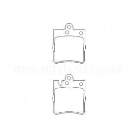 MDB1991 Plaquettes de frein Performance Mintex