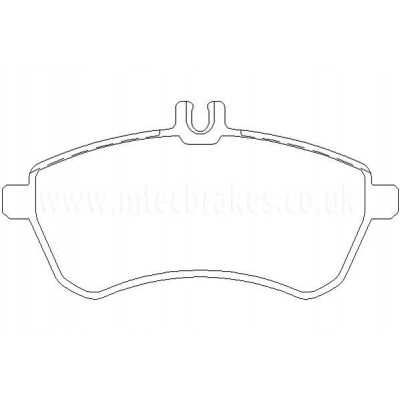 BW4268 Plaquettes de frein Performance Brakeworld