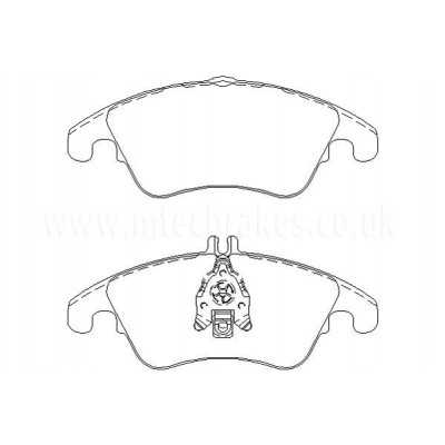 MTECPAD4546 Plaquettes de frein performance Brakes and Spacers