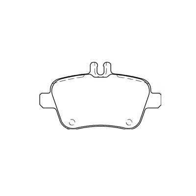 MDB3206 Plaquettes de frein Performance Mintex