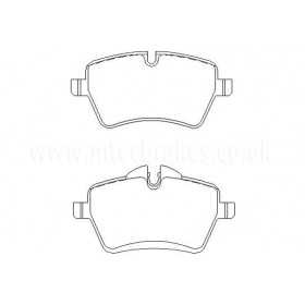 DP31789C Plaquettes de frein EBC Redstuff