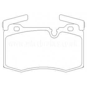 BW4366 Plaquettes de frein Performance Brakeworld