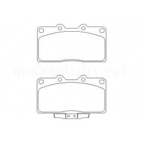 DP31097C Plaquettes de frein EBC Redstuff