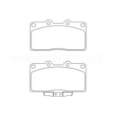 DP31097C Plaquettes de frein EBC Redstuff