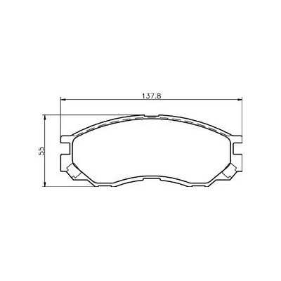 MDB1823 Plaquettes de frein Performance Mintex