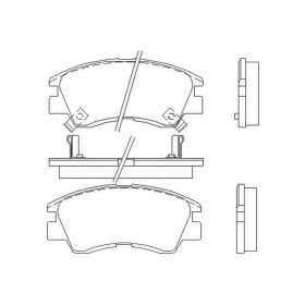 BW435 Plaquettes de frein Performance Brakeworld