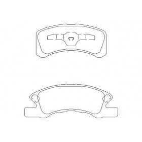 MDB2708 Plaquettes de frein Performance Mintex