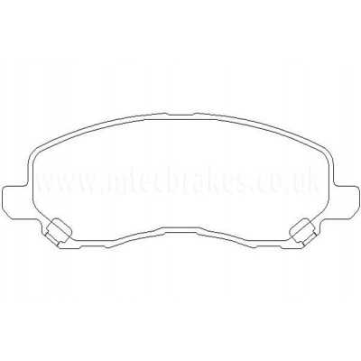 MTECPAD4390 Plaquettes de frein performance Brakes and Spacers