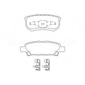 MTECPAD4208 Plaquettes de frein performance Brakes and Spacers