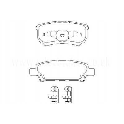 MTECPAD4208 Plaquettes de frein performance Brakes and Spacers