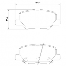 MDB3336 Plaquettes de frein Performance Mintex