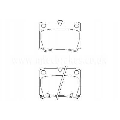 MDB1965 Plaquettes de frein Performance Mintex