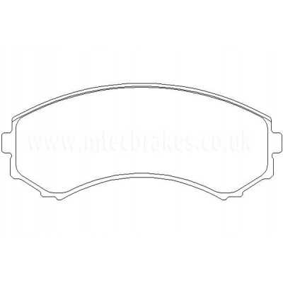 MDB1845 Plaquettes de frein Performance Mintex