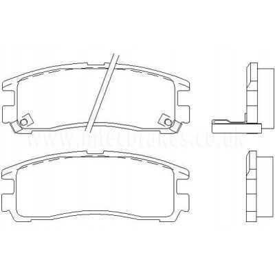 DP4738R Plaquettes de frein EBC Yellowstuff
