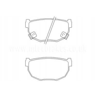 MDB1295 Plaquettes de frein Performance Mintex