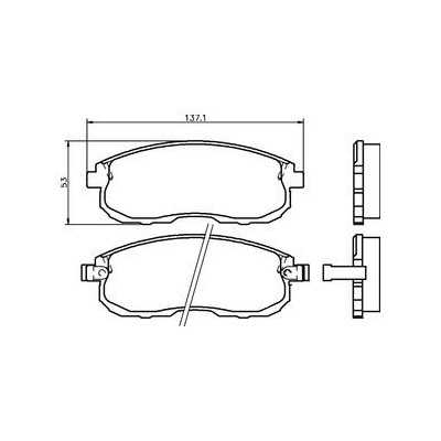 P56021 Plaquettes de frein Brembo