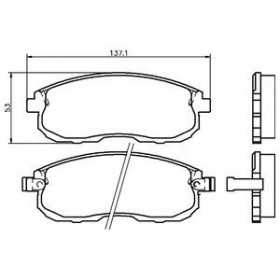 MDB1451 Plaquettes de frein Performance Mintex