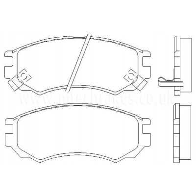 MDB1920 Plaquettes de frein Performance Mintex