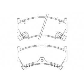 MDB2144 Plaquettes de frein Performance Mintex