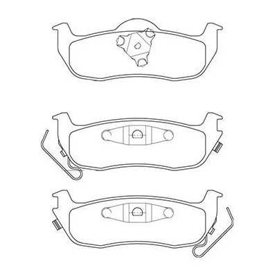 MDB2651 Plaquettes de frein Performance Mintex