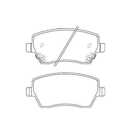 MDB3186 Plaquettes de frein Performance Mintex