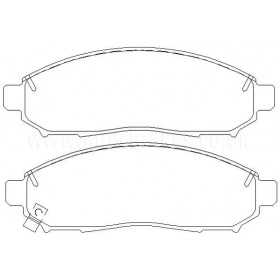 DP41747R Plaquettes de frein EBC Yellowstuff