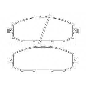 MDB1902 Plaquettes de frein Performance Mintex