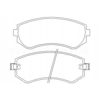 MTECPAD4254 Plaquettes de frein performance Brakes and Spacers