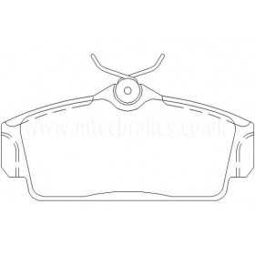 DP21238 Plaquettes de frein EBC Greenstuff 