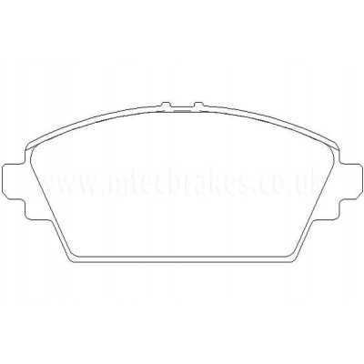 BW4168 Plaquettes de frein Performance Brakeworld