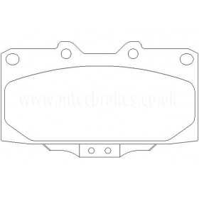 MTECPAD4582 Plaquettes de frein performance Brakes and Spacers
