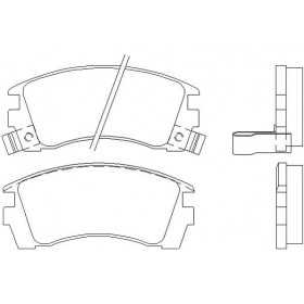 BW550 Plaquettes de frein Performance Brakeworld