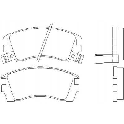 BW550 Plaquettes de frein Performance Brakeworld