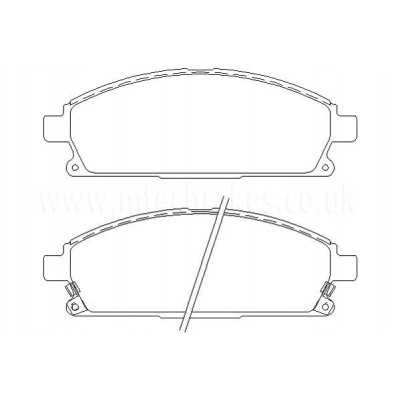 BW4032 Plaquettes de frein Performance Brakeworld