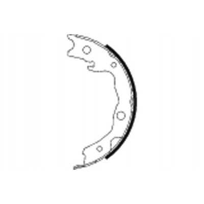 MTECSH1502 Garnitures du tambour de frein