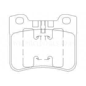 MDB1806 Plaquettes de frein Performance Mintex