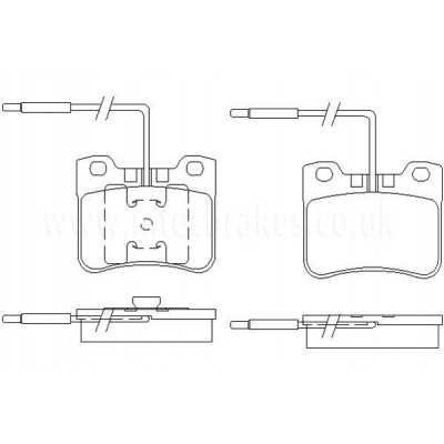 BW552 Plaquettes de frein Performance Brakeworld