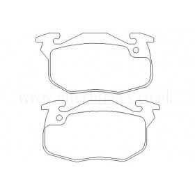 DP3545C Plaquettes de frein EBC Redstuff