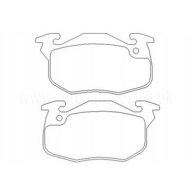 DP3545C Plaquettes de frein EBC Redstuff