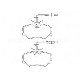 DP21080 Plaquettes de frein EBC Greenstuff 