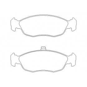 MDB1808 Plaquettes de frein Performance Mintex