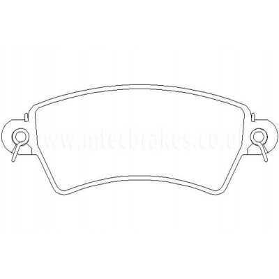 DP21234 Plaquettes de frein EBC Greenstuff 