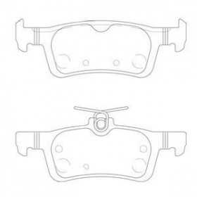 MDB3413 Plaquettes de frein Performance Mintex
