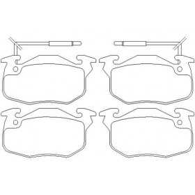 BW199 Plaquettes de frein Performance Brakeworld