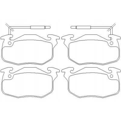 MDB1291 Plaquettes de frein Performance Mintex