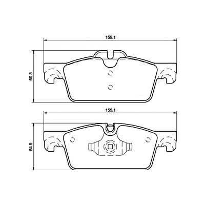 MDB3141 Plaquettes de frein Performance Mintex