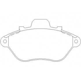 BW410 Plaquettes de frein Performance Brakeworld